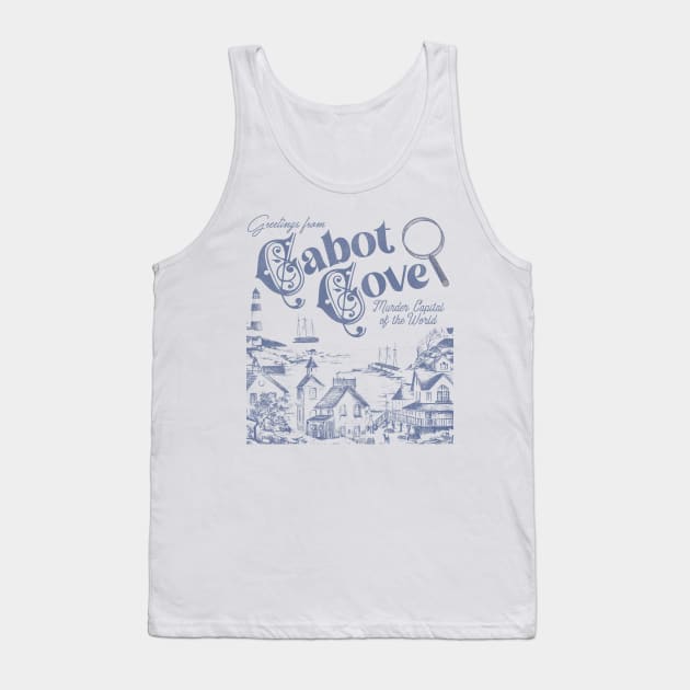 Cabot Cove Murder Capital of the World Tank Top by darklordpug